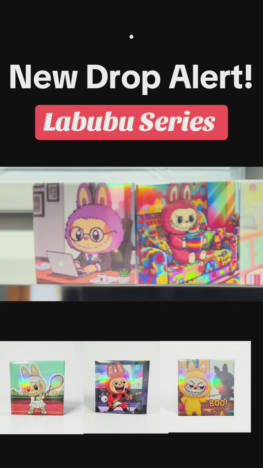 LABUBU Collection Square Magnets - Set OF 6